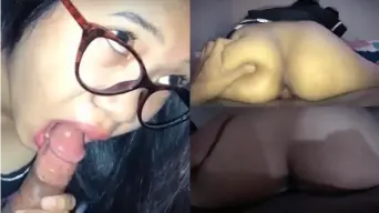 POV Ngentod Pacar Kacamata Montok