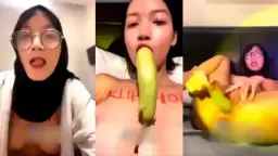 Panya Hijab Live Colmek Pakai Timun