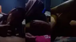 Hijab Ungu Nyepong Kontol Binal