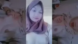 Masih SMP Cantik Hijab Remas Toket
