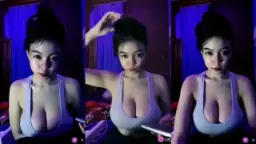 Host Cantik Susu Montok