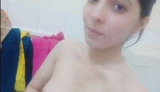 Kashmiri Cute Indian nude teen selfie