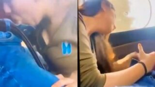Outdoor xxx MMS of a girl sucking a dick in a car