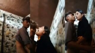 The girl moans loudly when her BF fucks her pussy hard